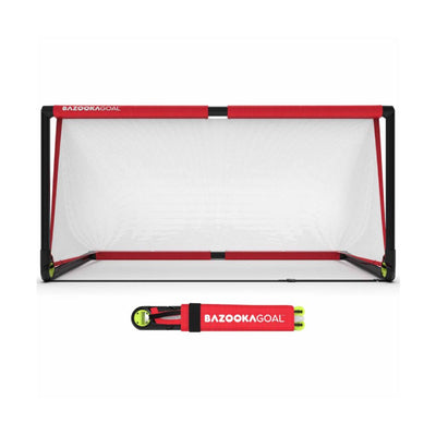 Bazooka Pop-Up Football Goal – Red / White (PVC)