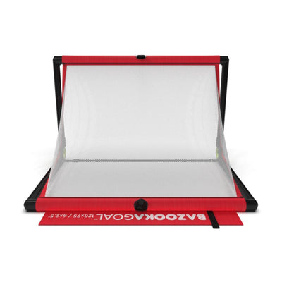Bazooka Pop-Up Football Goal – Red / White (PVC)