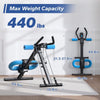 Pink Ab Trainer with Resistance Bands & LCD Display