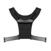 Bodylite Hi-Vis Reflective Phone Holder Vest - Black