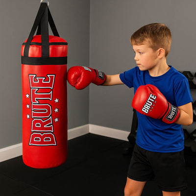 Brute Junior Boxing Starter Kit Punch Bag & Gloves Set
