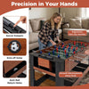 Dual Swivel 2-in-1 Games Table with Table Football & Billiards
