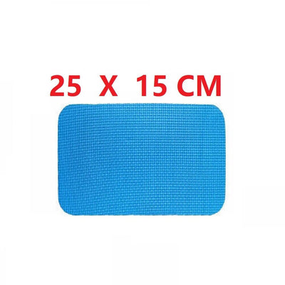 Ab Trainer Roller Wheel with Blue Exercise Mat Dimensions