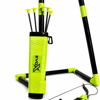 Evo-X Kids Toy Archery Set with Bow, Target & Suction Arrows