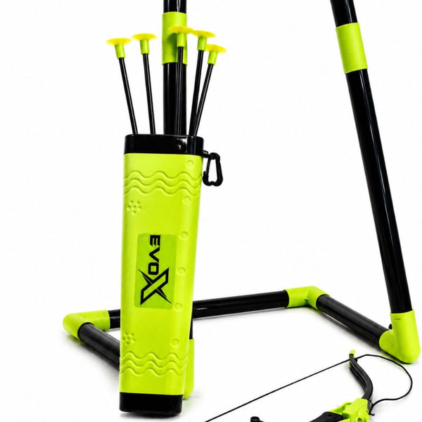 Evo-X Kids Toy Archery Set with Bow, Target & Suction Arrows