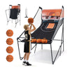 Foldable Electronic Basketball Arcade Game with LED Scoreboard