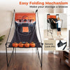 Foldable Electronic Basketball Arcade Game with LED Scoreboard