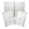 Foldable Football Tactics Board with Magnets, Pens, Eraser & Carry Case