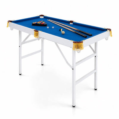 Folding Billiards Table with Complete Accessory Set