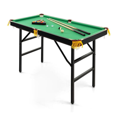 Folding Billiards Table with Complete Accessory Set