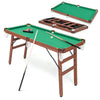 Folding Billiards Table with Reinforced Playing Frame & Adjustable Feet