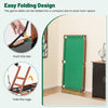 Folding Billiards Table with Reinforced Playing Frame & Adjustable Feet