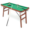 Folding Billiards Table with Reinforced Playing Frame & Adjustable Feet
