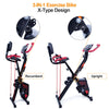 2-in-1 X-Type Frame Design with Resistance Bands and Adjustable Intensity