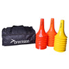 Football Training Drill Cone Markers – 24pc Set with Bag