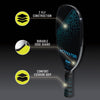 Franklin Activator Series Wooden Pickleball Paddles – Black/Green