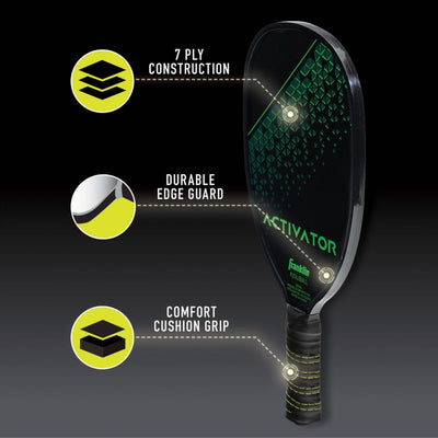 Franklin Activator Series Wooden Pickleball Paddles – Black/Blue