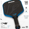 Franklin C45° Carbon Hybrid Series Pickleball Paddle – 14mm – Blue