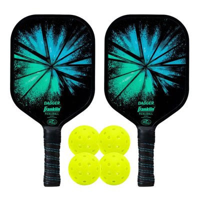 Franklin Dagger Series 2-Player Pickleball Paddle & Ball Set