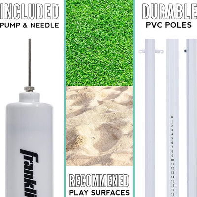 Franklin Fun 5-in-1 Combo Set – Badminton, Volleyball, Flip Toss & More