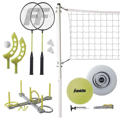 Franklin Fun 5-in-1 Combo Set – Badminton, Volleyball, Flip Toss & More