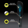 Franklin Jet Aluminium Pickleball Paddle – Dual-Plated Precision Series
