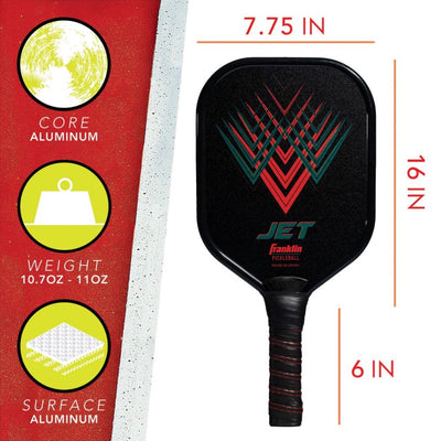 Franklin Jet 2-Player Pickleball Paddle & Ball Set – Aluminium Tournament Kit