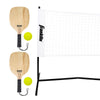 Franklin Pickleball 2-Player Court Set with Half-Size Training Net & Paddle Kit