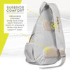 Franklin Pickleball X-Performance Sling Bags – White/Gold