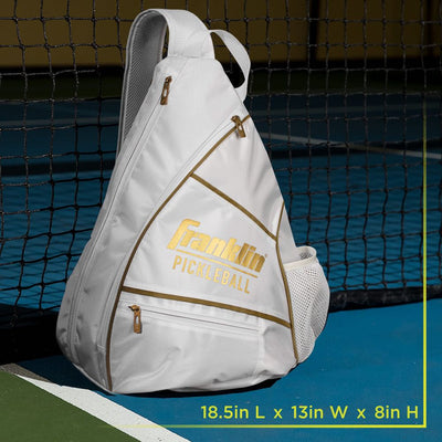 Franklin Pickleball X-Performance Sling Bags – White/Gold