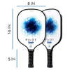 Franklin Pilot Pickleball Paddle Series – MaxGrit Composite Surface – Blue/White