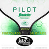 Franklin Pilot Pickleball Paddle Series – MaxGrit Composite Surface – Green/White
