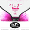 Franklin Pilot Pickleball Paddle Series – MaxGrit Composite Surface – Pink/White