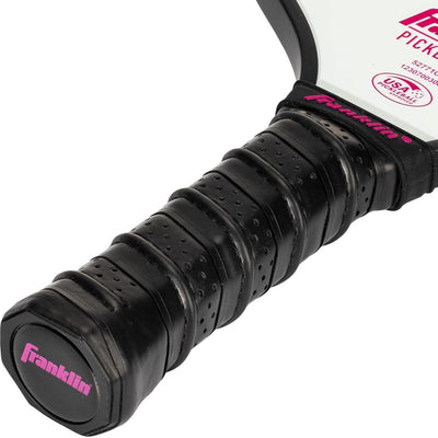 Franklin Pilot Pickleball Paddle Series – MaxGrit Composite Surface – Pink/White