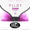 Franklin Pilot Pickleball Paddle Series – MaxGrit Composite Surface – Purple/White