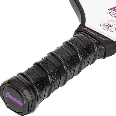 Franklin Pilot Pickleball Paddle Series – MaxGrit Composite Surface – Purple/White