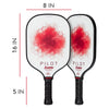 Franklin Pilot Pickleball Paddle Series – MaxGrit Composite Surface – Red/White