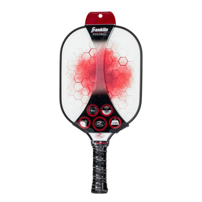 Franklin Pilot Pickleball Paddle Series – MaxGrit Composite Surface – Red/White