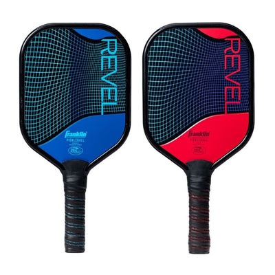 Franklin Revel Pickleball Paddle with Dual-Plated Aluminium Construction – Blue