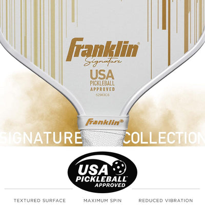 Franklin Signature Pro Carbon Fibre Paddle Range – MaxGrit Performance Series – 13mm – Gold