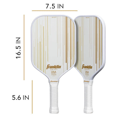 Franklin Signature Pro Carbon Fibre Paddle Range – MaxGrit Performance Series – 13mm – Gold
