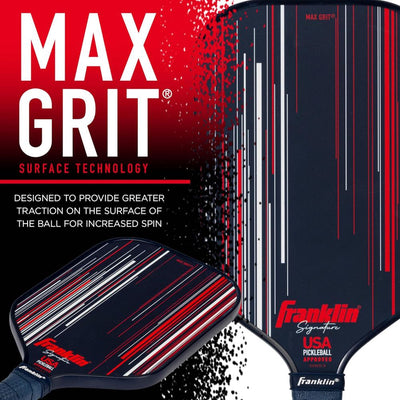 Franklin Signature Pro Carbon Fibre Paddle Range – MaxGrit Performance Series – 13mm – Navy