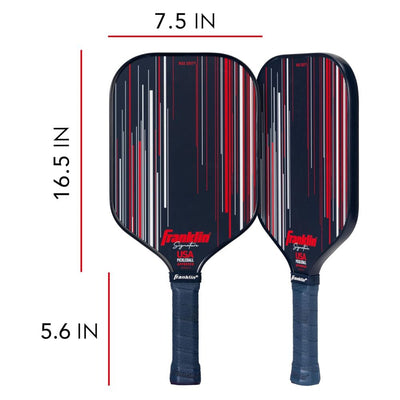 Franklin Signature Pro Carbon Fibre Paddle Range – MaxGrit Performance Series – 13mm – Navy
