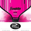 Franklin Signature Pro Carbon Fibre Paddle Range – MaxGrit Performance Series – 13mm – Pink