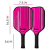 Franklin Signature Pro Carbon Fibre Paddle Range – MaxGrit Performance Series – 13mm – Pink