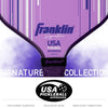 Franklin Signature Pro Carbon Fibre Paddle Range – MaxGrit Performance Series – 13mm – Purple