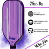 Franklin Signature Pro Carbon Fibre Paddle Range – MaxGrit Performance Series – 13mm – Purple