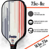 Franklin Signature Pro Carbon Fibre Paddle Range – MaxGrit Performance Series – 13mm – White