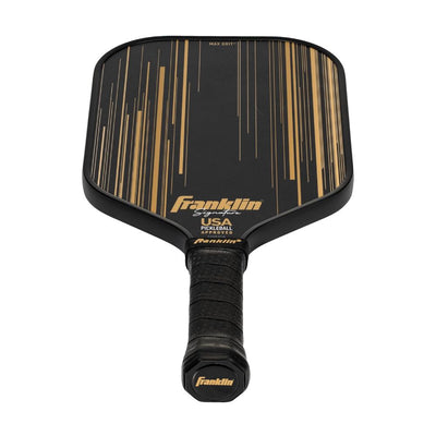 Franklin Signature Pro Carbon Fibre Paddle Range – MaxGrit Performance Series – 16mm – Black/Gold