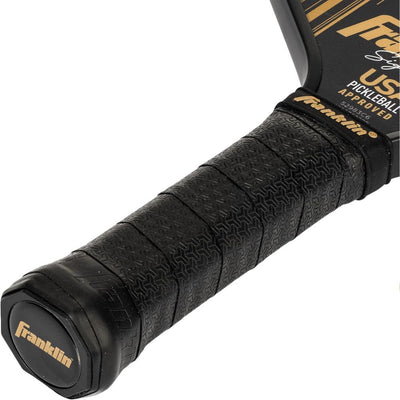 Franklin Signature Pro Carbon Fibre Paddle Range – MaxGrit Performance Series – 16mm – Black/Gold